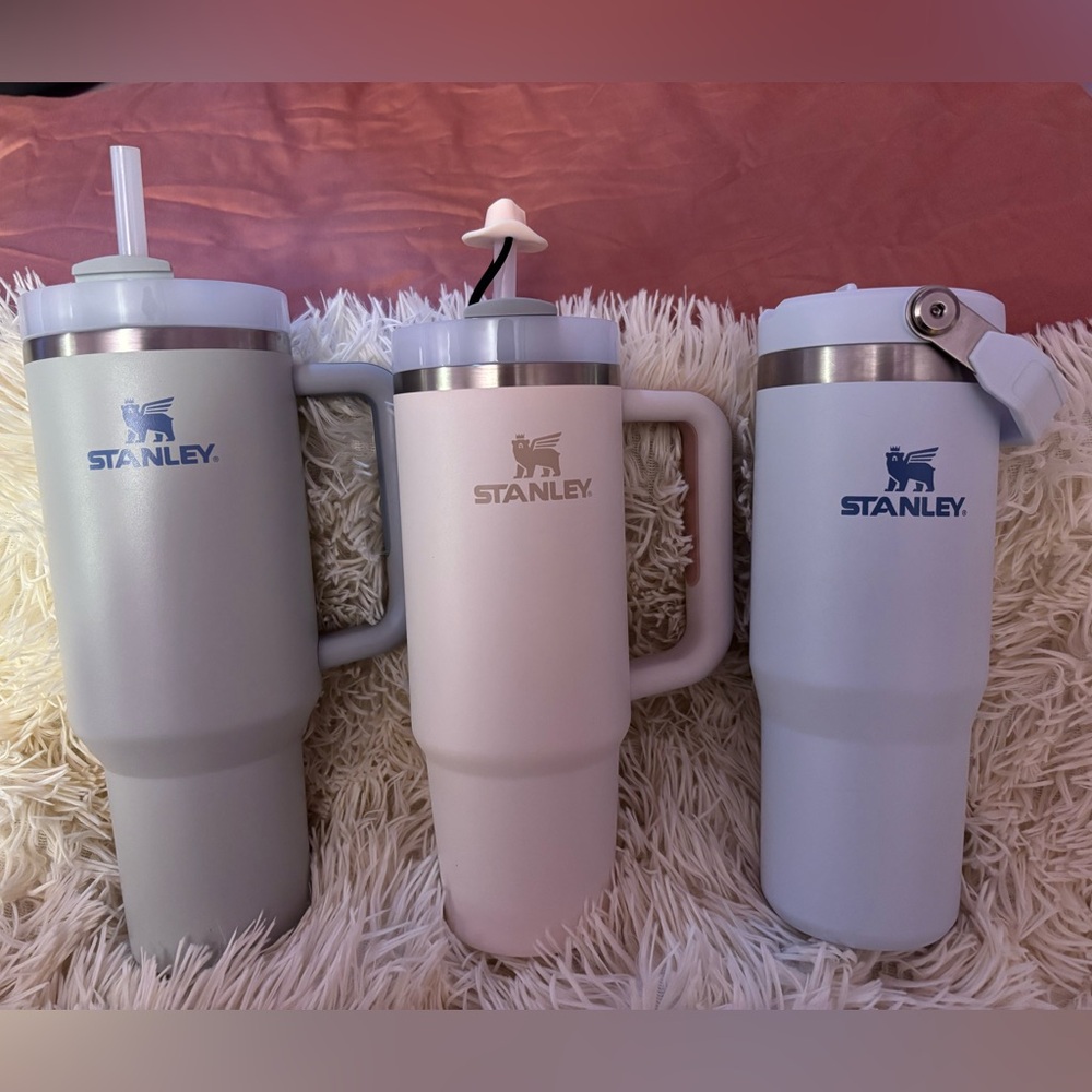 Stanley Triple Tumbler Set - Fog, Rose Quartz, Ice Blue